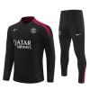 Paris Saint-Germain Training Sweatshirts Quarter-zip 2024-25 Schwarze Für Kinder